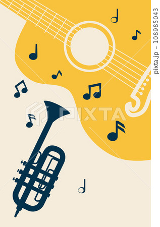 Trumpet and guitar 108985043