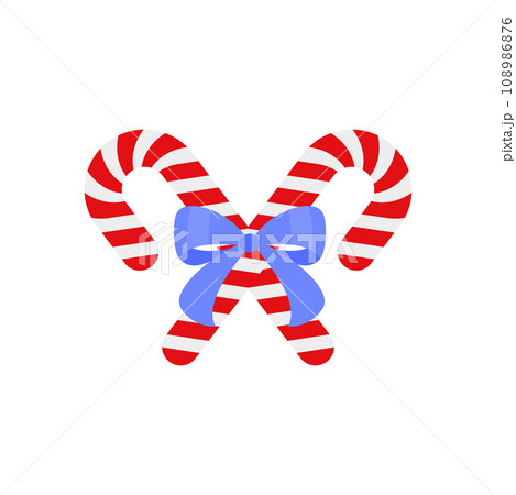 Christmas Candy Cane. Design element for door wreath 108986876