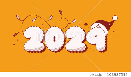 Cartoon xmas labels. Cartoon xmas labels. 108987553