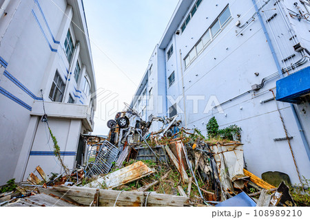 東日本大震災遺構 宮城県気仙沼市 東日本大震災遺構 宮城県気仙沼市 108989210
