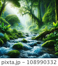 光さす渓谷 108990332