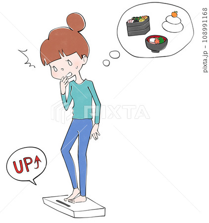 年末年始食べ過ぎた結果 年末年始食べ過ぎた結果 108991168