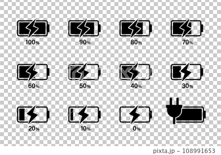 充電狀態圖示集 充電狀態圖示集 108991653