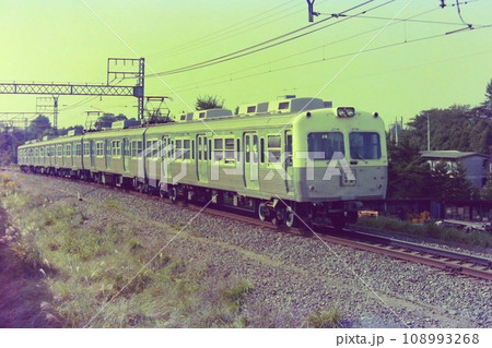 京王井の頭線3000系3759他5両編成、高井戸にて、1977年10月19日 京王井の頭線3000系3759他5両編成、高井戸にて、1977年10月19日 108993268