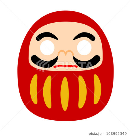 白い目のだるま 108993349