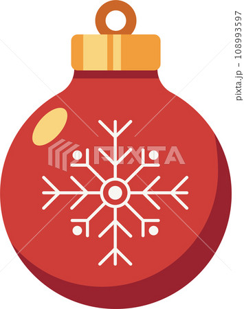 Christmas Ball Ornaments Vector Illustration Christmas Ball Ornaments Vector Illustration 108993597