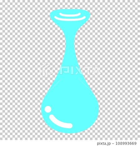 簡單的水滴說明即將掉落圖標 108993669