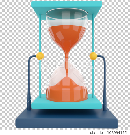 sand clock premium 3d illustration sand clock premium 3d illustration 108994155