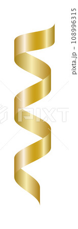 Golden Spiral Ribbon Element Golden Spiral Ribbon Element 108996315