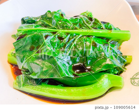 中国飲茶・白灼芥兰（茹でカイラン菜） 109005614