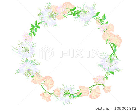 ニゲラスイートピーフレーム 109005882