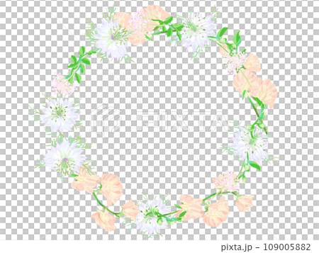 ニゲラスイートピーフレーム 109005882
