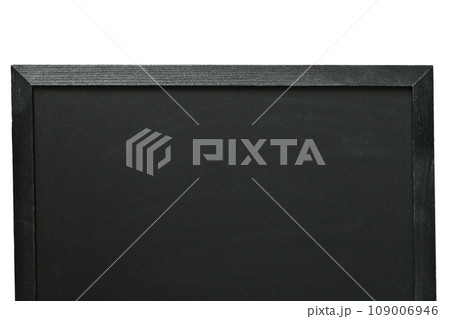 blank clean new chalkboard in wooden frame isolated on white background, blackboard for education school blank clean new chalkboard in wooden frame isolated on white background, blackboard for education school 109006946