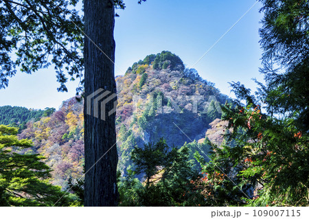 東京都　御岳山　武藏御嶽神社内　奥の院遥拝所にて 109007115