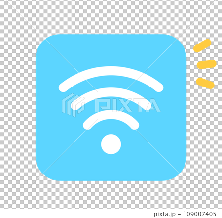 Simple light blue Wi-Fi app 109007405