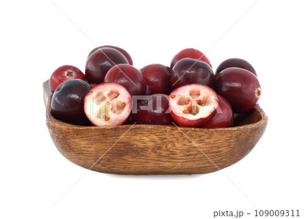 Delightful assortment of red fresh cranberries Delightful assortment of red fresh cranberries 109009311