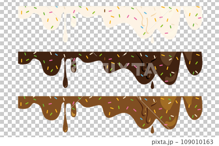 融化的巧克力插圖集 融化的巧克力插圖集 109010163