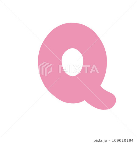 Alphabet letter Q 109010194