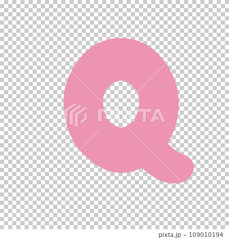 Alphabet letter Q 109010194
