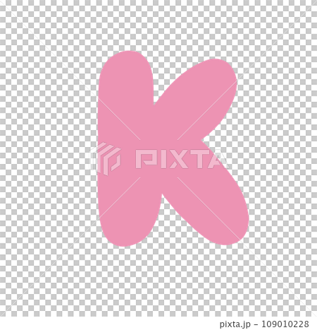 Alphabet letter K 109010228