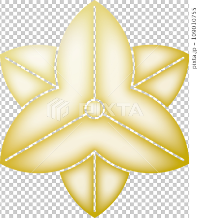 Family crest: Yae Mukosawa [gold] 109010755