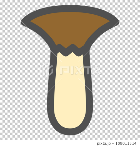 顏色簡單蘑菇單品圖示 Eringi 顏色簡單蘑菇單品圖示 Eringi 109011514