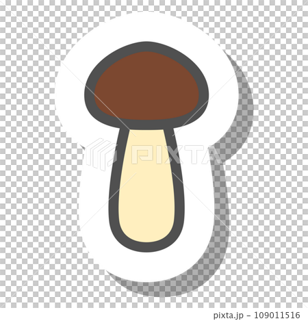 貼紙風格簡約蘑菇單品圖示蘑菇 109011516