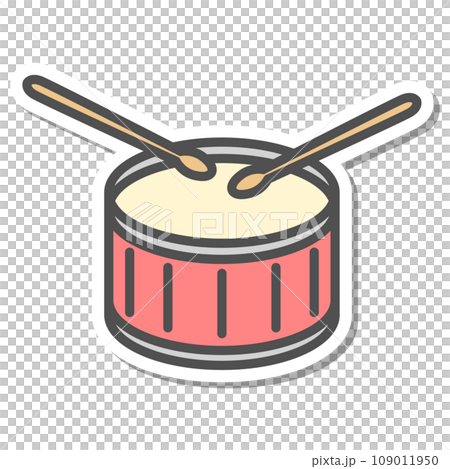 貼紙風格簡單樂器圖示星鼓 109011950