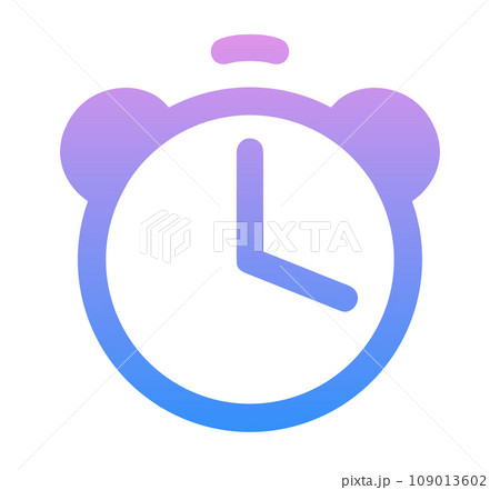 青紫色のグラデーション|目覚まし時計 青紫色のグラデーション|目覚まし時計 109013602