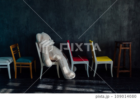 Teddy Bear Train of Chairs 109014080