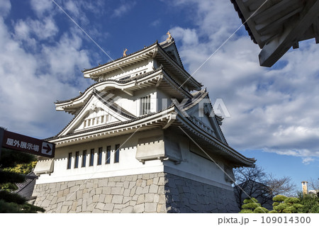 青空を背にそびえ立つ、かすみがら市歴史博物館 青空を背にそびえ立つ、かすみがら市歴史博物館 109014300