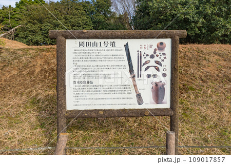 史跡　岡田山古墳　島根県松江市 109017857