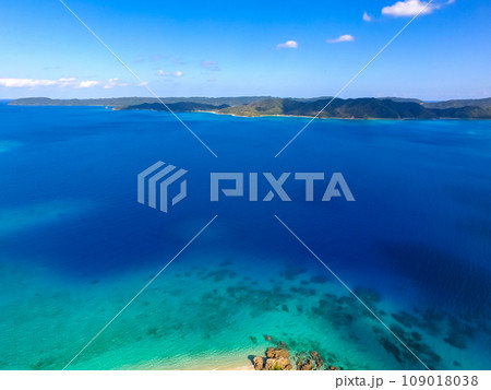 奄美大島 倉崎海岸 空撮 奄美大島 倉崎海岸 空撮 109018038