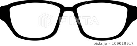 シンプルでおしゃれな眼鏡のイラスト 109019917