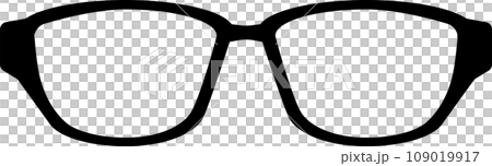 簡單時尚的眼鏡插畫 109019917