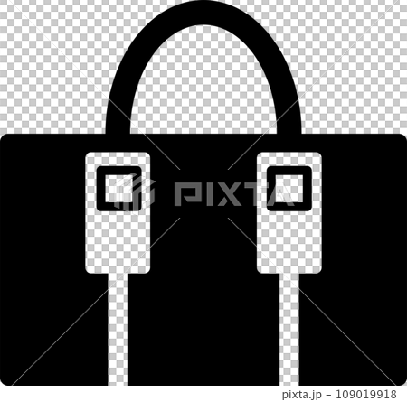 包包的簡單單色插圖 109019918