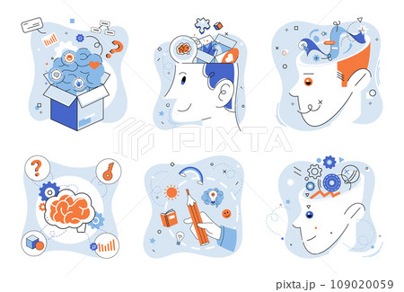 Critical thinking. Vector illustration. The...のイラスト素材 [109020059] - PIXTA