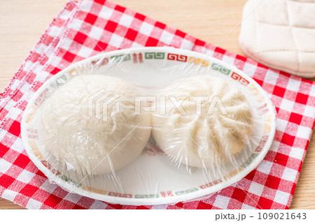 レンチンした中華まん レンチンした中華まん 109021643