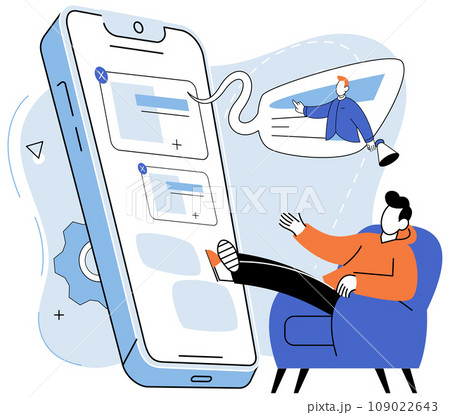 Mobile app marketing vector illustration. Data analysis is crucial for understanding user patterns and optimizing mobile app marketing campaigns Digital marketing techniques are essential Mobile app marketing vector illustration. Data analysis is crucial for understanding user patterns and optimizing mobile app marketing campaigns Digital marketing techniques are essential 109022643