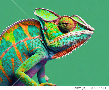 AI生成画像：カメレオン 109023351