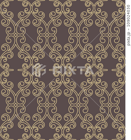 Classic Seamless Fine Pattern With Arabesques 109024030
