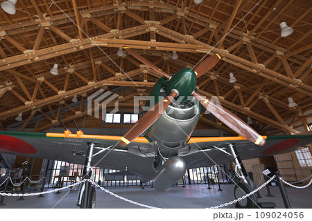 鶉野飛行場の紫電改 実物大模型 鶉野飛行場の紫電改 実物大模型 109024056