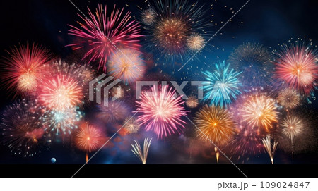 The grand finale of any carnival is the fireworks display, 109024847