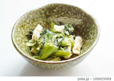 小松菜と油揚げの煮物 109025009