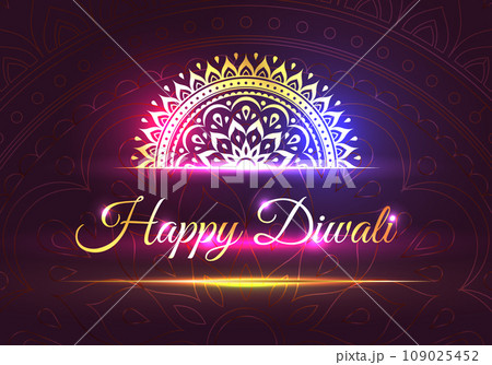 Happy Diwali greeting card design Happy Diwali greeting card design 109025452