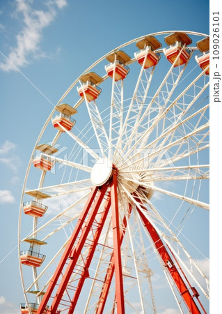 A towering Ferris wheel serves as the focal point of this carnival-themed 109026101