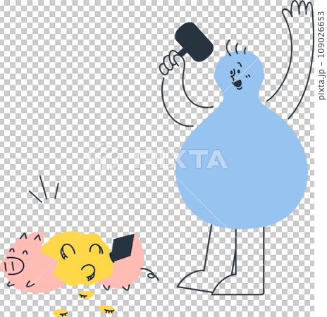 一個有積蓄的男人的插圖 一個有積蓄的男人的插圖 109026653
