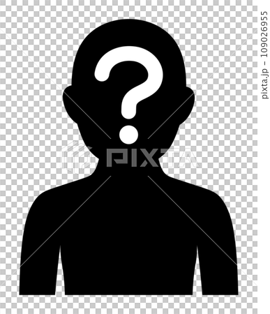 クエスチョンマークの匿名人物アイコン 109026955
