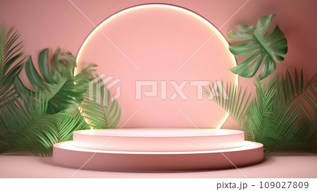 Podium background minimal pastel Podium background minimal pastel 109027809