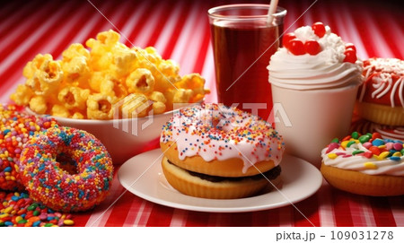 The delicious and indulgent carnival food takes center stage 109031278